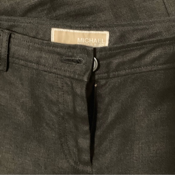 Michael Kors linen straight cut pants - Picture 5 of 7
